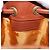 Borsa a Spalla MCM Logogram Vicetos in Pelle PVC Marrone Oro Auth BA8641 D'oro - vista 15