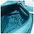 Borsa a Spalla PRADA in Nylon Blu Turchese Argento Autentica 156016 - vista 21