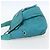 Borsa a Spalla PRADA in Nylon Blu Turchese Argento Autentica 156016 - vista 4