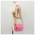 CHANEL Borsa a Spalla Matelassé in Tela Rosa Oro CC Auth 142990V D'oro - vista 29