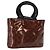 Céline Borsa a mano in tela Macadam CELINE PVC marrone nero Auth 154907