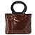 Céline Borsa a mano in tela Macadam CELINE PVC marrone nero Auth 154907 - vista 13