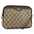 Gucci Borsa a Spalla GG Supreme PVC Beige Oro 97 02 068 Auth 151477 D'oro