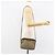 Gucci Borsa a Spalla GG Supreme PVC Beige Oro 97 02 068 Auth 151477 D'oro - vista 21