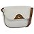 Borsa a spalla con catena Christian Dior in pelle bianca e oro Auth 155932 Bianco D'oro