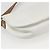 Borsa a spalla con catena Christian Dior in pelle bianca e oro Auth 155932 Bianco D'oro - vista 13