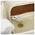 Borsa a spalla con catena Christian Dior in pelle bianca e oro Auth 155932 Bianco D'oro - vista 16