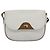 Borsa a spalla con catena Christian Dior in pelle bianca e oro Auth 155932 Bianco D'oro - vista 2