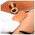 Céline Borsa a Spalla in Tela Macadam CELINE in Pelle PVC Marrone Oro Auth 154717 D'oro - vista 12