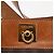 Céline Borsa a Spalla in Tela Macadam CELINE in Pelle PVC Marrone Oro Auth 154717 D'oro - vista 18