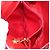 CHANEL Borsa a Spalla con Catena Matelassé Camelia in Pelle di Agnello Rossa Oro CC Auth 154769 Rosso D'oro - vista 11