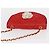 CHANEL Borsa a Spalla con Catena Matelassé Camelia in Pelle di Agnello Rossa Oro CC Auth 154769 Rosso D'oro - vista 6