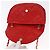 CHANEL Borsa a Spalla con Catena Matelassé Camelia in Pelle di Agnello Rossa Oro CC Auth 154769 Rosso D'oro - vista 9