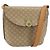Céline Borsa a Spalla in Tela Macadam CELINE PVC Beige Oro Auth 157670 D'oro