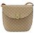 Céline Borsa a Spalla in Tela Macadam CELINE PVC Beige Oro Auth 157670 D'oro - vista 2