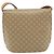 Céline Borsa a Spalla in Tela Macadam CELINE PVC Beige Oro Auth 157670 D'oro - vista 3