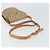 Céline Borsa a Spalla in Tela Macadam CELINE PVC Beige Oro Auth 157670 D'oro - vista 7