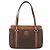 Céline Borsa a mano in tela Macadam CELINE in pelle PVC marrone oro Auth ki6186 D'oro - vista 13