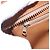 Céline Borsa a mano in tela Macadam CELINE in pelle PVC marrone oro Auth ki6186 D'oro - vista 18