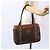 Céline Borsa a mano in tela Macadam CELINE in pelle PVC marrone oro Auth ki6186 D'oro - vista 24