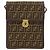 Borsa a Spalla in Tela Zucca FENDI Nera Marrone Auth ar13781 Nero - vista 13