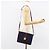 Céline Borsa a Spalla Celine C Sulky in Tela Blu Navy e Oro Auth BA8171 D'oro - vista 22