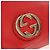 GUCCI Bolsa Tote entrelaçada em couro vermelho e dourado 353581 Auth am9922V - vista 18