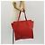 GUCCI Bolsa Tote entrelaçada em couro vermelho e dourado 353581 Auth am9922V - vista 25