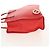 GUCCI Bolsa Tote entrelaçada em couro vermelho e dourado 353581 Auth am9922V - vista 3