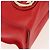 GUCCI Bolsa Tote entrelaçada em couro vermelho e dourado 353581 Auth am9922V - vista 8
