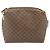 Gucci Borsa a Spalla Micro GG Supreme PVC Marrone Oro 007 104 4916 Auth BA6559 D'oro - vista 2