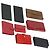 Cartera LOUIS VUITTON Epi Vernis Taiga 7 Set Roja Negra Marrón LV Auth 144728 Castaño Negro