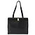 Salvatore Ferragamo Vala Präge-Tote aus Leder in Schwarz und Gold Auth BA7328 Golden - Ansicht 13