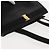 Salvatore Ferragamo Vala Präge-Tote aus Leder in Schwarz und Gold Auth BA7328 Golden - Ansicht 6