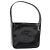 Borsa a Spalla GUCCI Smalto Nero Argento Auth 145286