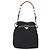 Borsa a Spalla PRADA Nylon Nero Argento Autentica 147527 - vista 2