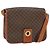 Céline Borsa a Spalla in Tela Macadam CELINE in Pelle PVC Marrone Oro Auth 149062 D'oro