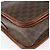 Céline Borsa a Spalla in Tela Macadam CELINE in Pelle PVC Marrone Oro Auth 149062 D'oro - vista 14