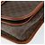 Céline Borsa a Spalla in Tela Macadam CELINE in Pelle PVC Marrone Oro Auth 149062 D'oro - vista 9