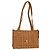Borsa Tote MCM Logogram Vicetos in pelle PVC marrone e oro Auth gh1079 D'oro
