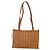Borsa Tote MCM Logogram Vicetos in pelle PVC marrone e oro Auth gh1079 D'oro - vista 2