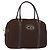 Borsa a mano in tela Trotter Christian Dior marrone oro Auth ep11591