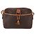 Céline Borsa a Spalla in Tela Macadam CELINE in Pelle PVC Marrone Oro Auth 151051 D'oro - vista 13