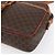 Céline Borsa a Spalla in Tela Macadam CELINE in Pelle PVC Marrone Oro Auth 151051 D'oro - vista 14
