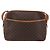 Céline Borsa a Spalla in Tela Macadam CELINE in Pelle PVC Marrone Oro Auth 151051 D'oro - vista 2