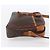 Céline Borsa a Spalla in Tela Macadam CELINE in Pelle PVC Marrone Oro Auth 151051 D'oro - vista 4