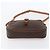 Céline Borsa a Spalla in Tela Macadam CELINE in Pelle PVC Marrone Oro Auth 151051 D'oro - vista 5