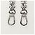 LOUIS VUITTON Kettenriemen Metall Silber LV Auth 141726M - Ansicht 3