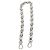 LOUIS VUITTON Kettenriemen Metall Silber LV Auth 141726M - Ansicht 6
