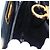 Borsa a Spalla Gancini in Pelle Salvatore Ferragamo Blu Navy Oro Auth 148175 D'oro - vista 18